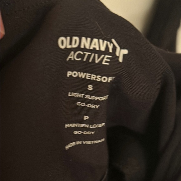 Old Navy Active Black Powersoft Tank Top, size S - Picture 4 of 4